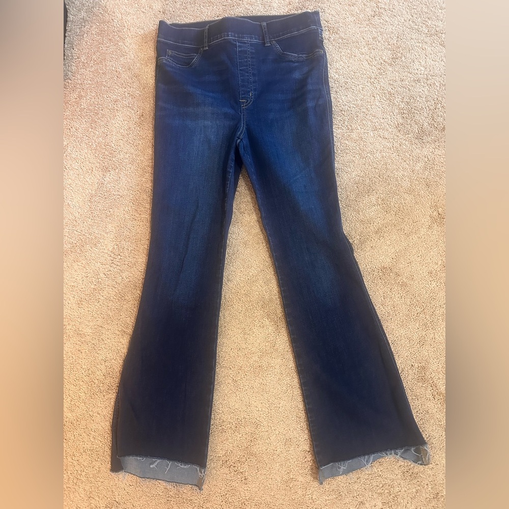 SPANX Dark Blue Flare Jeans
